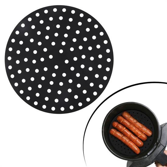  Robinanka® Renkli Isıya Dayanıklı Yıkanılabilir Silikon Fırın Ve Airfryer Yuvarlak Pişirme Matı 20 Cm