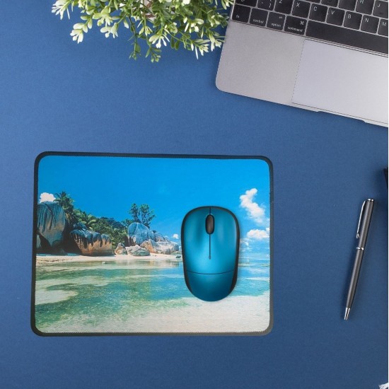  Robinanka® 25x32 cm Küçük Boy Mouse Pad Manzara Ada