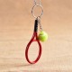 Robinanka® Gerçekçi Tenis Raketi Tasarımlı Şık Anahtarlık Kolye Çanta Süsü Tennis Keychain