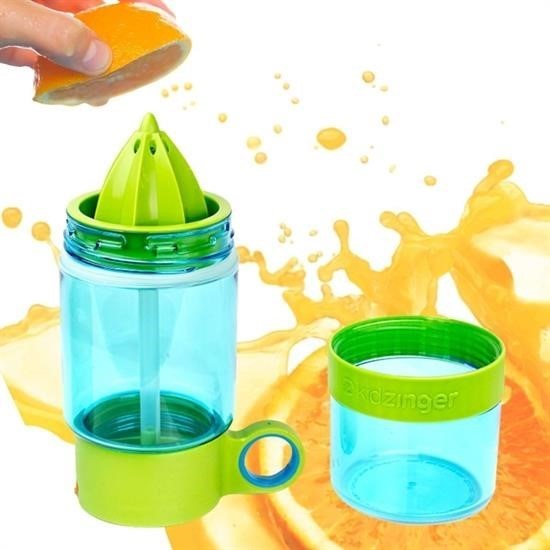 Robinanka® Narenciye Limon Sıkmalı Pratik Detoks Toksin Atıcı Su Matarası Spor Şişesi