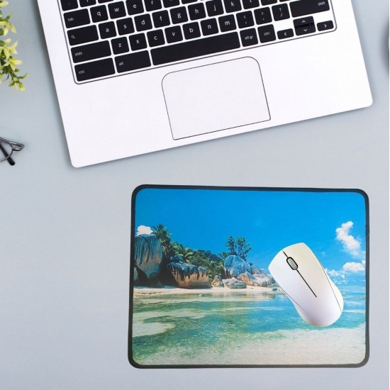  Robinanka® 25x32 cm Küçük Boy Mouse Pad Manzara Ada