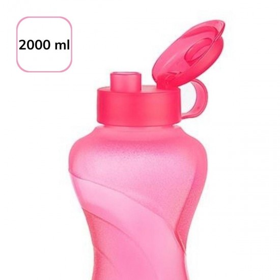 Robinanka® 2000ML Kapasiteli Sporcu Tipi Suluk Pratik El Matarası TP-487