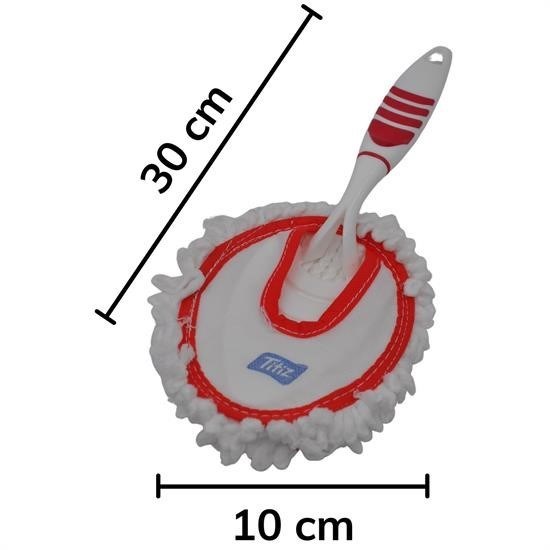 Robinanka® Mikrofiber Duster Toz Leke Kir Alıcı Temizleyici Tutacaklı Temizlik Bezi Aparatı Malzemesi