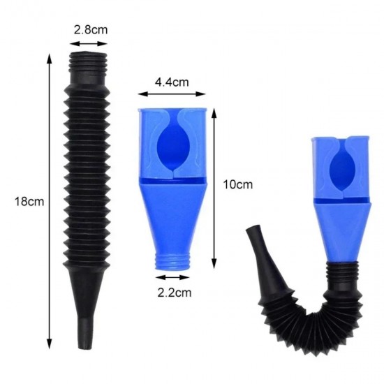 Robinanka® Araba ve Motorsikletler İçin Katlanabilir Plastik Motor Yağ Hunisi